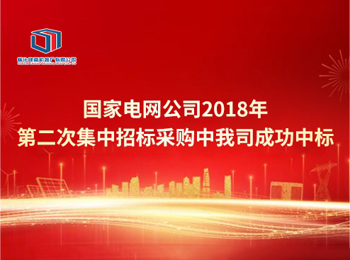 公司于2018年國家電網(wǎng)公司集中招標(biāo)采購中我司成功中標(biāo)