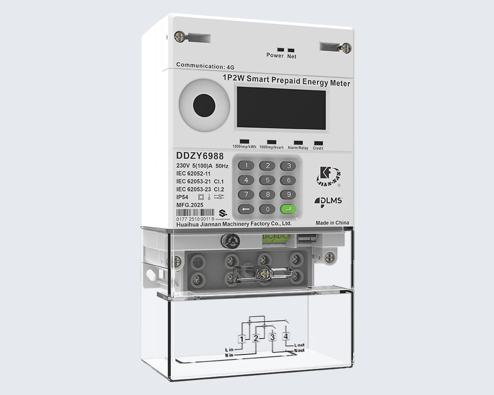 Single-Phase Two-Wire Smart STS Prepaid Energy Meter